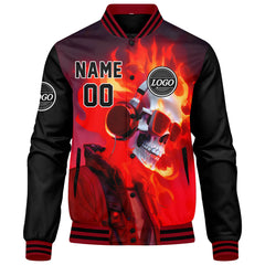 Custom Varsity Jacket Letterman jacket for Men, Women and Youth Black Gray