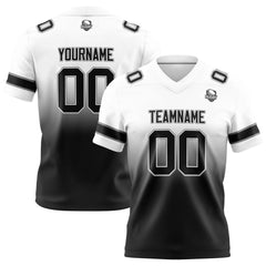 Custom Gradient Football Jerseys Personalized Name Number Logo for Adults Kids & Teams