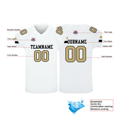 Custom Football Jersey Shirt Personalized Printed Team Name Number