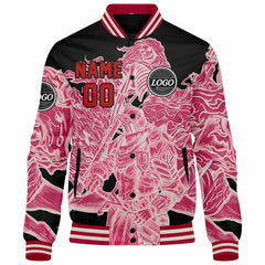 Custom Varsity Jacket Letterman jacket for Men, Women and Youth Pink