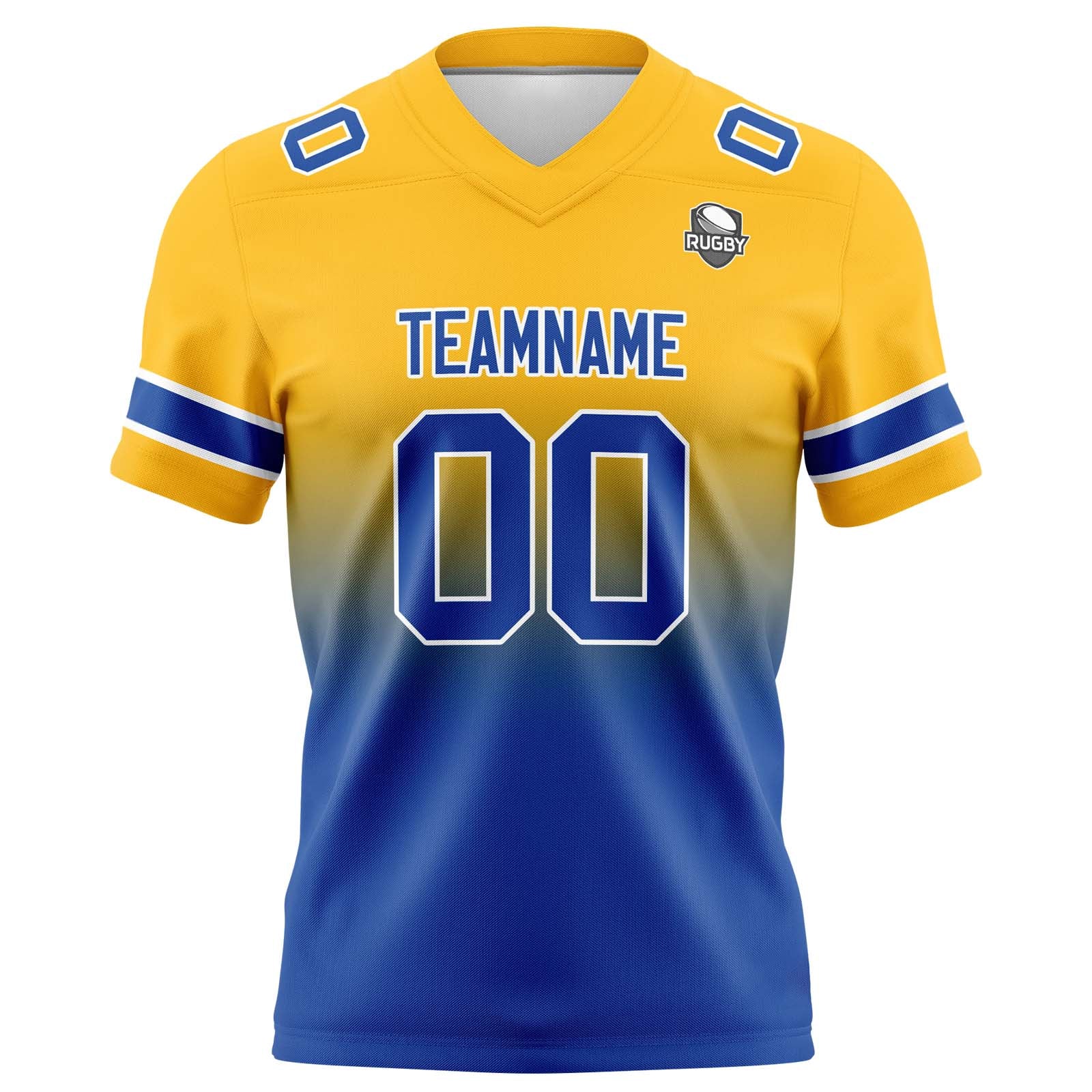 Custom Gradient Football Jerseys Personalized Name Number Logo for Adults Kids & Teams