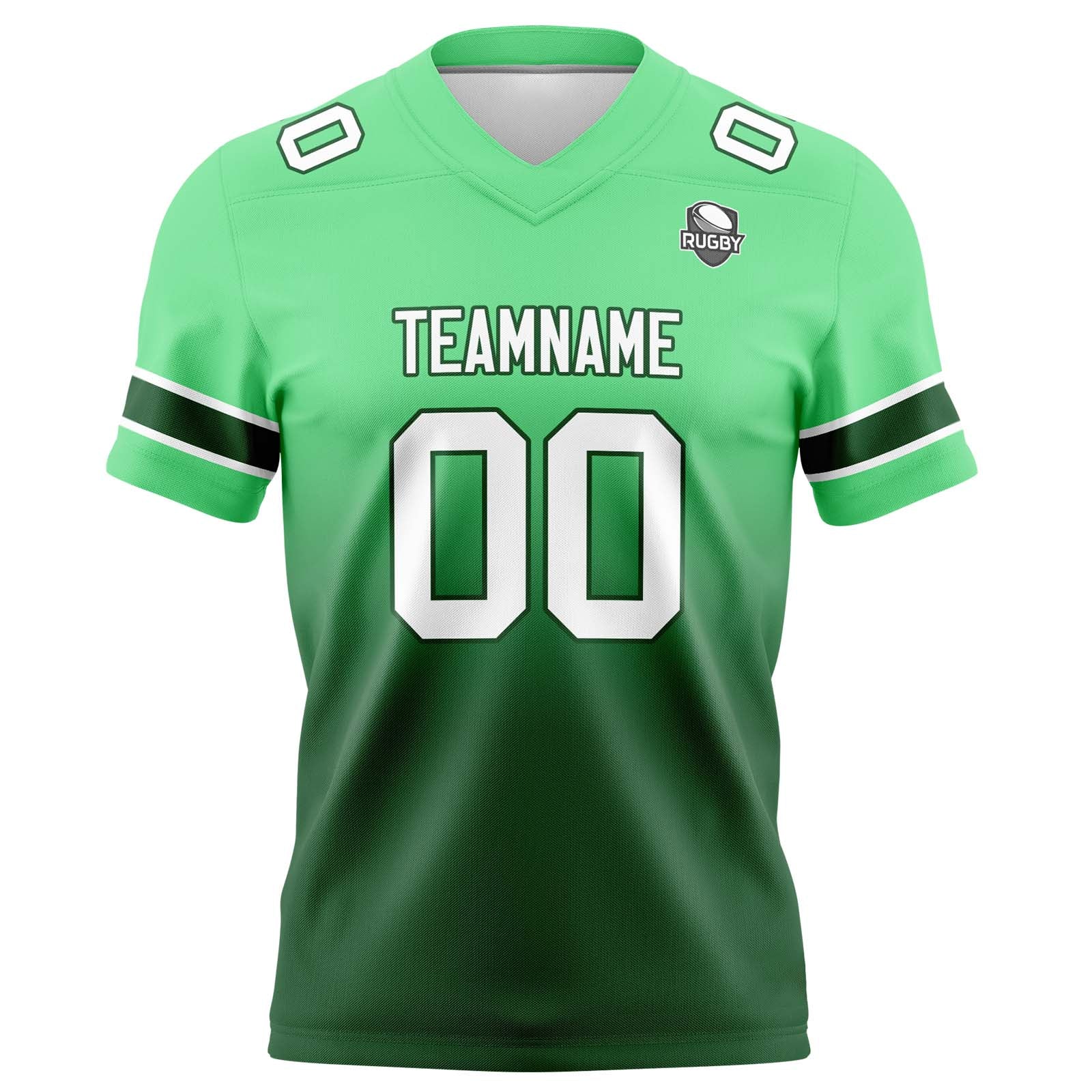 Custom Gradient Football Jerseys Personalized Name Number Logo for Adults Kids & Teams