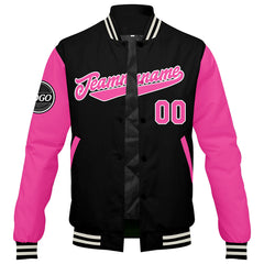 Custom Varsity Jacket Letterman jacket for Men, Women and Youth Pink