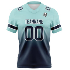 Custom Gradient Football Jerseys Personalized Name Number Logo for Adults Kids & Teams