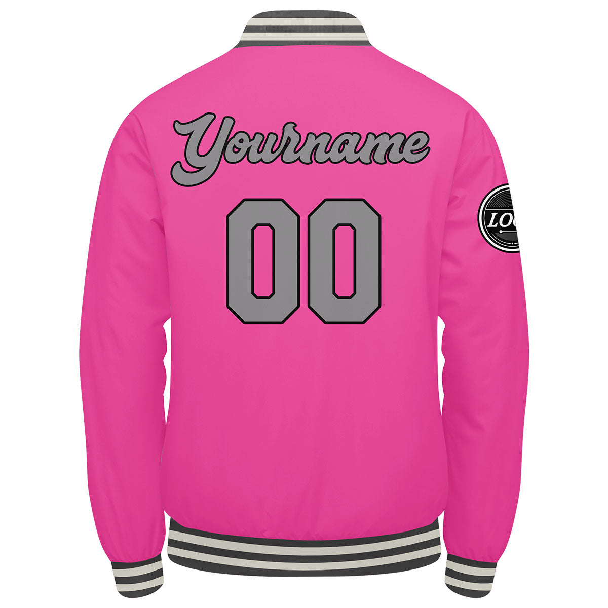 Custom Varsity Jacket Letterman jacket for Men, Women and Youth Pink