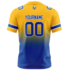 Custom Gradient Football Jerseys Personalized Name Number Logo for Adults Kids & Teams