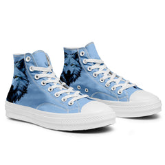 Highlight Your Fashion With Men's and Women's Mid-Top Canvas Shoes