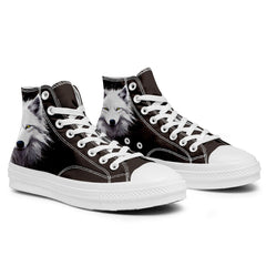 Highlight Your Fashion With Men's and Women's Mid-Top Canvas Shoes