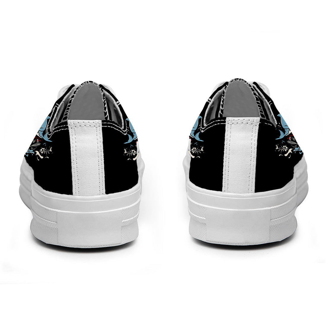 Highlight Your Fashion With Men's and Women's Low-Top Canvas Shoes Shark