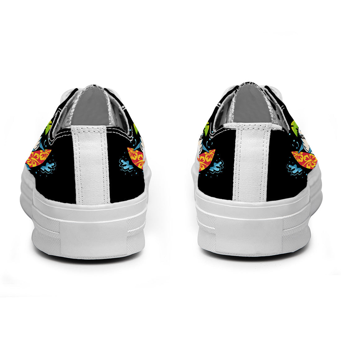 Highlight Your Fashion With Men's and Women's Low-Top Canvas Shoes Shark