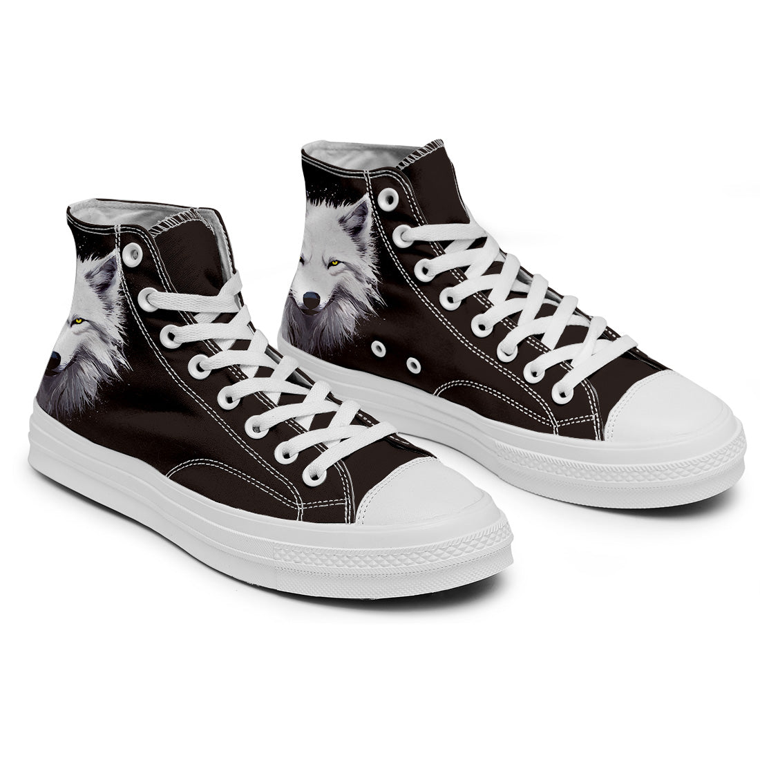 Highlight Your Fashion With Men's and Women's Mid-Top Canvas Shoes